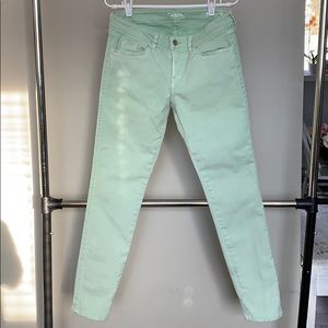 Guess mint coloured Brittany jeans